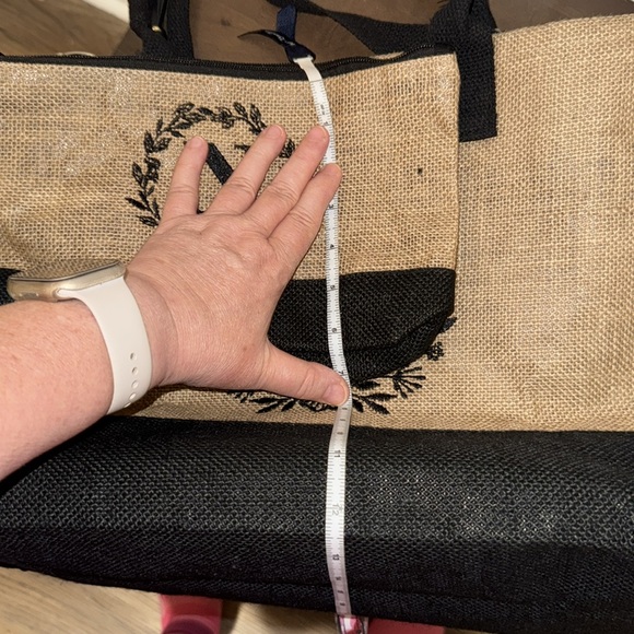 Reduced! Canvas monogram “N” tote bag & accessory bag pair - Picture 14 of 17